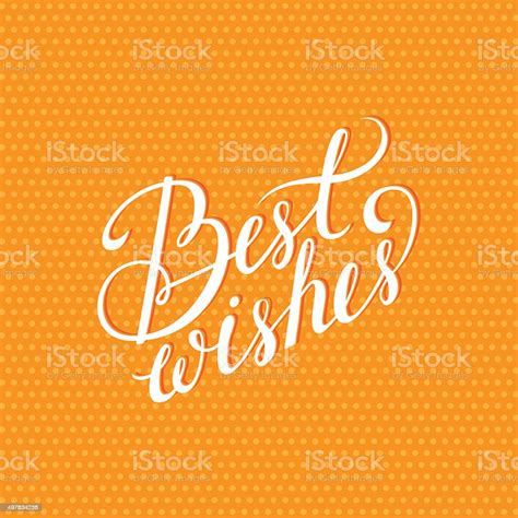 Vector Best Wishes Card Stock Illustration Download Image Now 2015