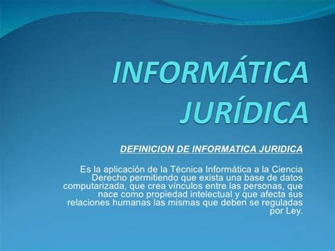 Informatica Juridica Mejor Version