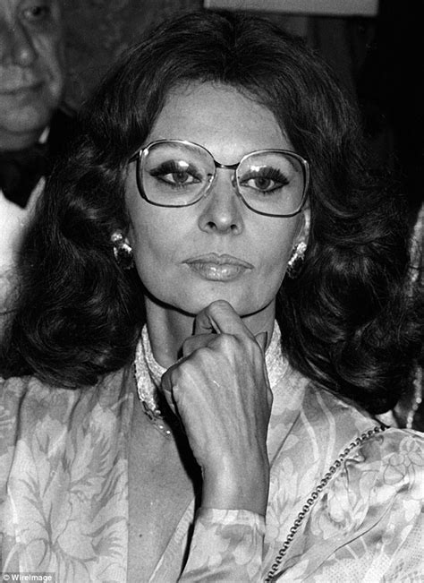 Don't touch me, i'll die if you touch me. Sophia Loren says she is grateful she has aged 'very well' | Daily Mail Online