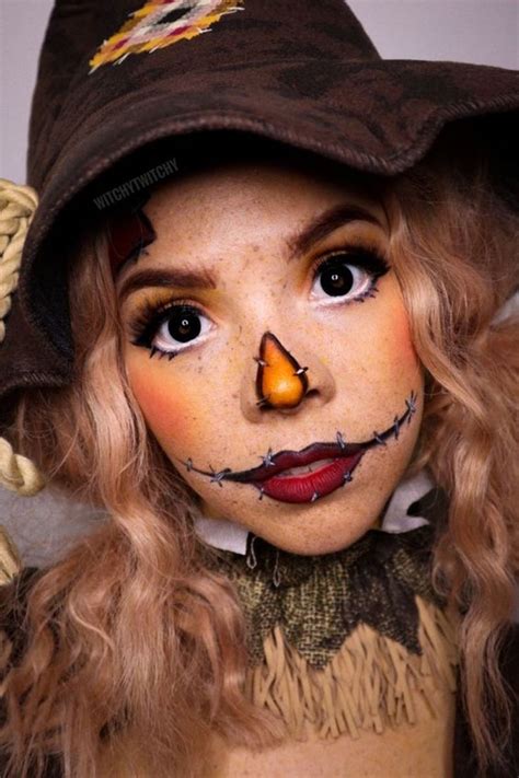 Horrifying Halloween Makeup Ideas For Women In Halloween Costumes Makeup Scarecrow