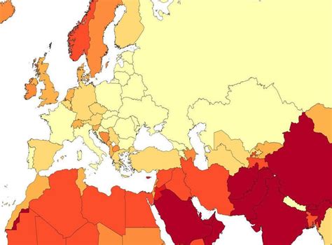 A Map Of The Countries Where Women Outnumber Men Indy100 Indy100