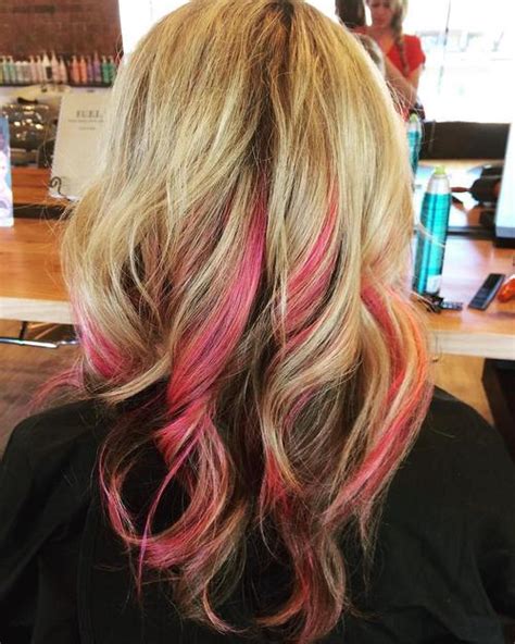 Blonde highlights on brown hair is particularly popular in nowadays.this highlights are way more this hairstyle mimics the effect of sunlight on your hair and permits you to sport all the warm to 48. Pink Hair Is HERE to Stay!
