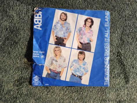 RARE UNIQUE ABBA The Winner Takes It All Elaine 1980 7 Single