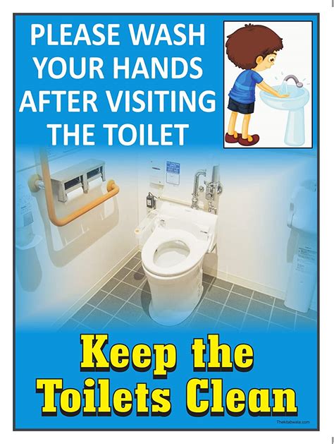 Keep The Toilet Clean Poster Pigura
