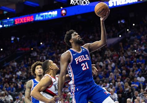 Joel Embiid Leads Sixers To Dominant Win Against Trail Blazers Bvm Sports