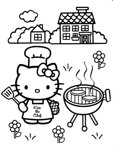 Hello kitty ausmalbilder 5, hello kitty ist eine entzã¼ckende fiktive figur, die seit 1974 die herzen regiert. Malvorlagen fur kinder - Ausmalbilder Hello Kitty kostenlos - Page 7 of 7 - KonaBeun