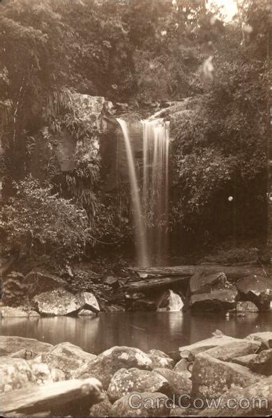 Waterfall Mt Tambourine Queensland Australia Postcard