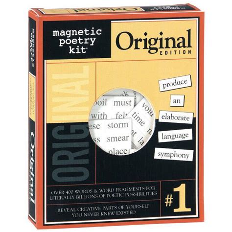 Magnetic Poetry Kit Original At Mighty Ape Nz