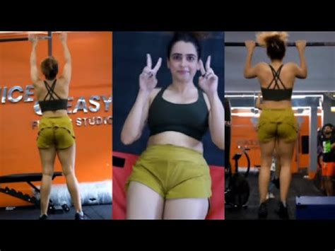 Sanya Malhotra Hot Work Out Video Omgsanya Malhotra Hot Big