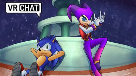 Sonic And Nights Go On A Adventure In Vr Chat Youtube