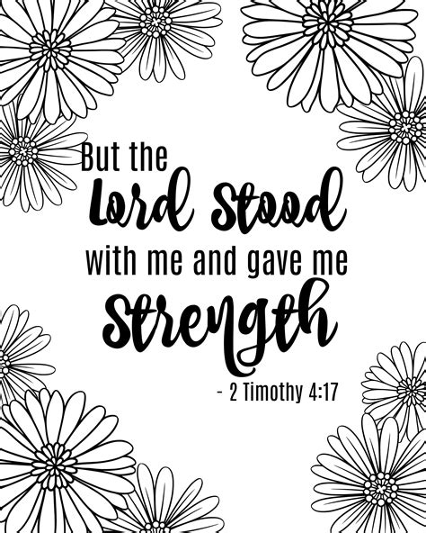 Must Have Free Bible Verse Printable Coloring Sheets