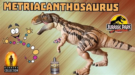 Jurassic Park Hammond Collection Metriacanthosaurus 2023 Mattel Youtube