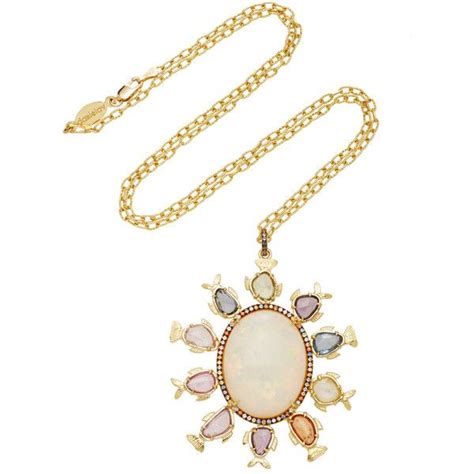 One Of A Kind Bajo Del Mar Medallion Necklace Moda Operandi Liked On Polyvore