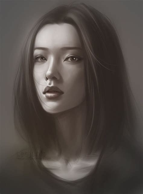 on deviantart female face drawing girl face drawing