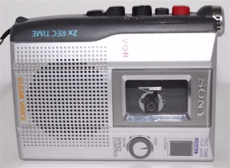 Sony Tcm 200dv Voice Activated Standard Cassette Recorder Voxeagle