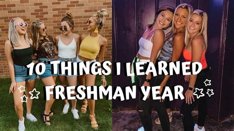 10 Things Freshman Year Of College Taught Me Kent State University Youtube
