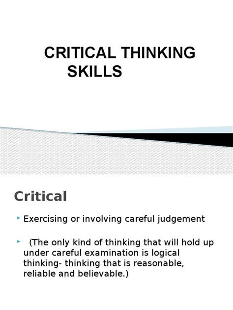 Critical thinking training for law enforcement. Critical Thinking Skills Reviewer | Argument | Reason ...