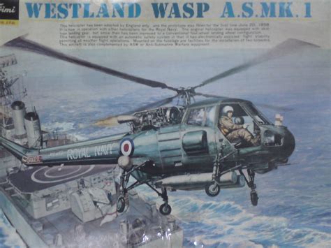 Scale Model Projects Westland Wasp Mk I Belum Buat Lagi