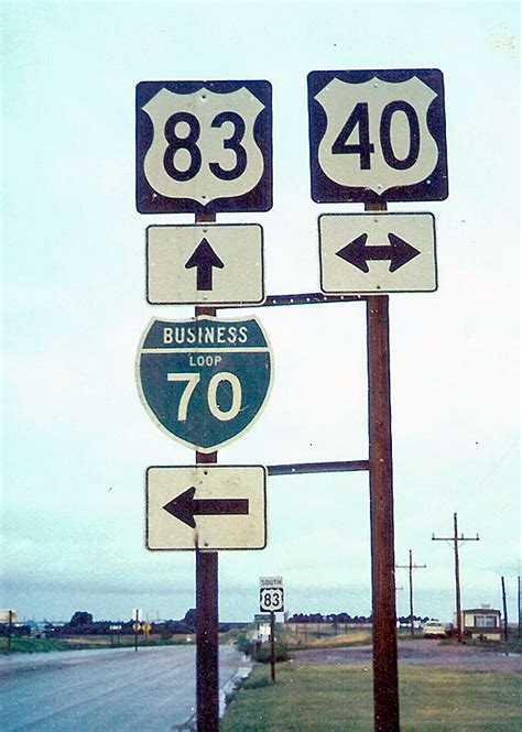 Kansas Business Loop 70 U S Highway 40 And U S Highway 83