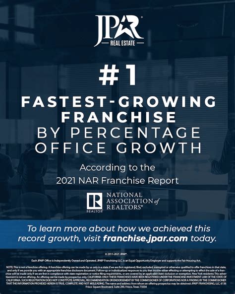 Jpar Real Estate Recognized As 1 Fastest Growing Franchise