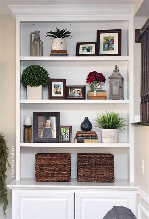 How To Decorate A Bookshelf Without Books Decoration For Home