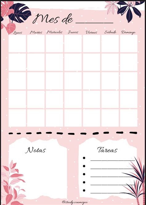 A Pink And Black Planner With Flowers On It