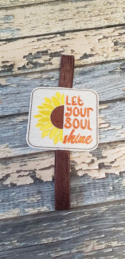 Ith Let Your Soul Shine Book Band Digital Embroidery Design