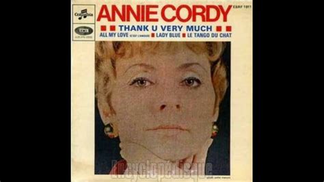 Annie Cordy Lady Blue Youtube