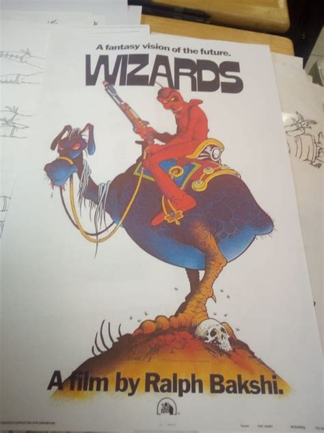 Vintage Wizards Poster Print Ralph Bakshi Etsy