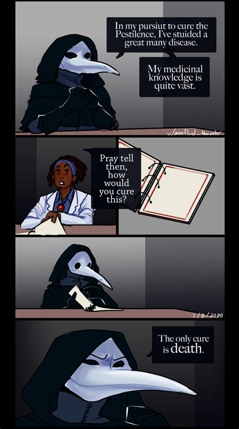 Plague Doctor Spc 059 Being Asked About A Cure Rmemetemplatesofficial