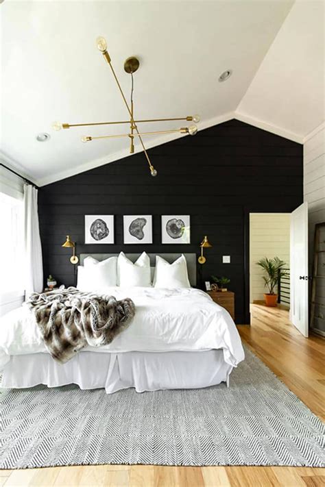 White Bedrooms With Dark Furniture