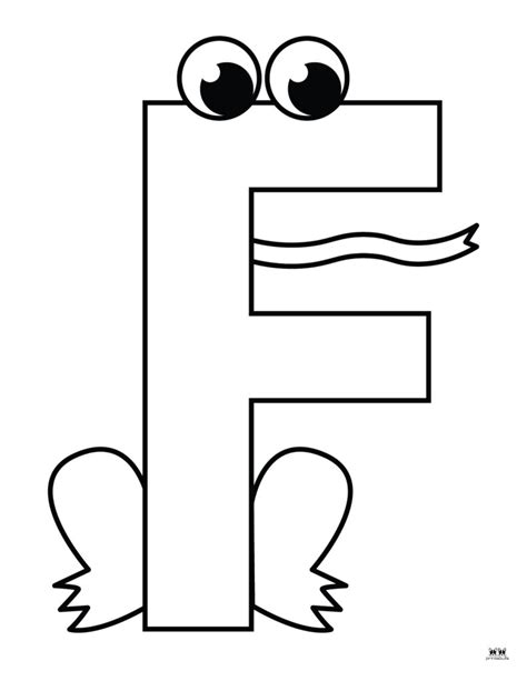 Letter F Coloring Pages 15 Free Pages Printabulls