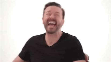 Ricky Gervais Haha Laughing GIF On GIFER By Daihn