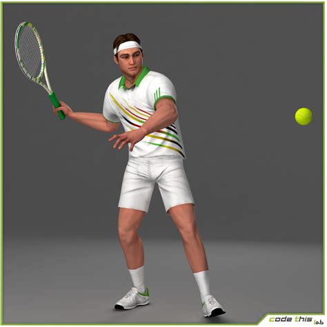 Tennis Players Pack Collection Cg 3d Model 159 Max Fbx Obj