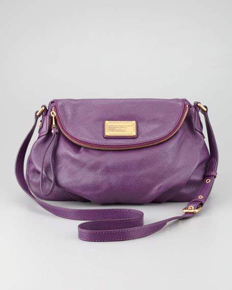 Shop women's marc jacobs bags. MARC by Marc Jacobs Classic Q Natasha Crossbody Bag, Purple