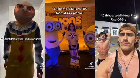 Tickets For Minions Rise Of Gru Tiktok Meme Compilation Youtube