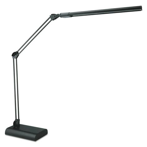 Alera Adjustable Led Desk Lamp 325w X 6d X 215h Black Walmart