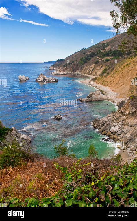 The Rugged Coastilne Of Big Sur California Usa Stock Photo Alamy