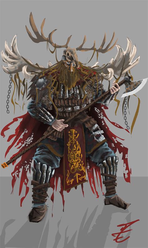 Artstation Fantasy Norse Viking Type Barbarian