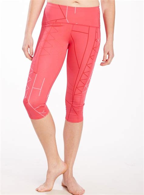 Printed Running Capri Oiselle Running Apparel For Women Running