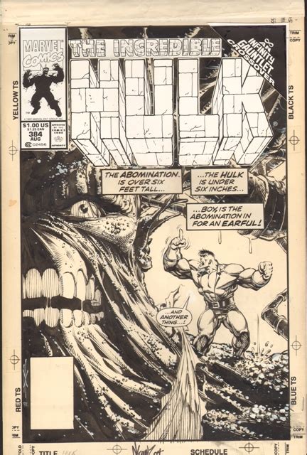 Hulk 384 Cover The Abomination In Hari Naidus This