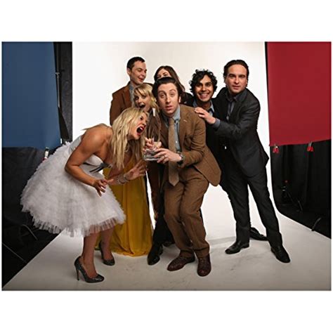 Buy Cast Of The Big Bang Theory 8 X 10 Full Cast Photo Kaley Cuoco