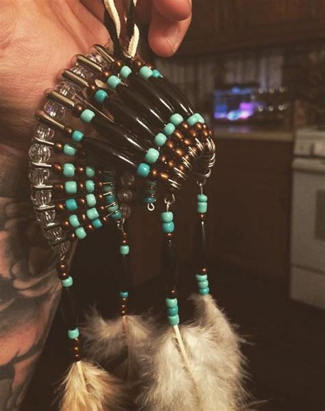 Shoshone Love Beaded Handmade Headdress Etsy Native American Beaded