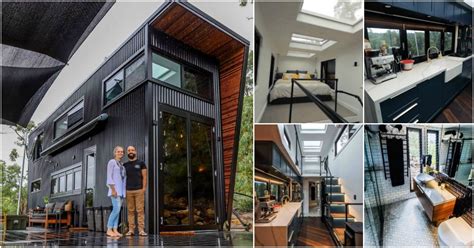 The Blue Mountains Luxury Tiny House Features Sleek Elegant And