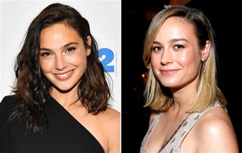 Wonder Womans Gal Gadot Sends Shoutout To Captain Marvels Brie Larson