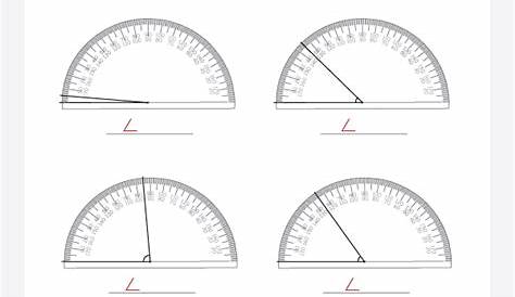 Use the protractor and measure these acute angles. Great math learning