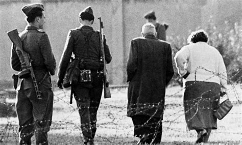 And so on august 13, 1961 a fault line runs through berlin and the two german states. Berlin Wall erected by communist East Germany, Aug. 13 ...