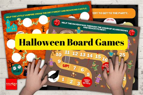 Halloween Board Games Graphic By Shandra Store · Creative Fabrica