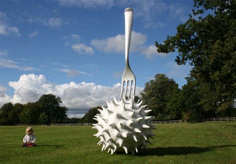 Fork In Pollen Environmental Sculpture Monumental Sculpture Decline Of