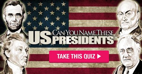 Can You Name These Us Presidents